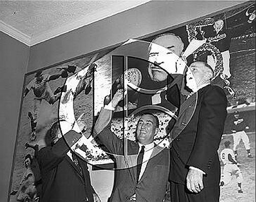 George Weiss, Dan Topping and Casey Stengel54N0144